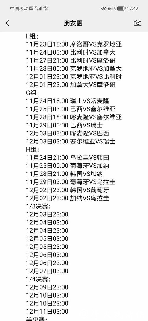 2022世界杯全程比赛计划与精彩解析 2022世界杯全程比赛计划与精彩解析
